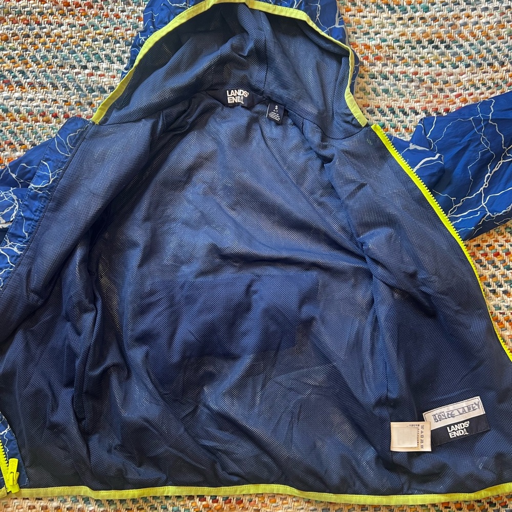 Lands' End Electric Blue Storm Jacket - Picture 5 of 7